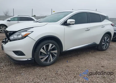 2017 Nissan Murano Platinum z USA, uszkodzony, nr VIN 5N1AZ2MG2HN199608